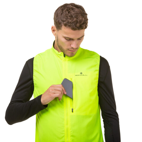 Ronhill Men's Core Gilet - Fluo Yellow/Black - Image 6