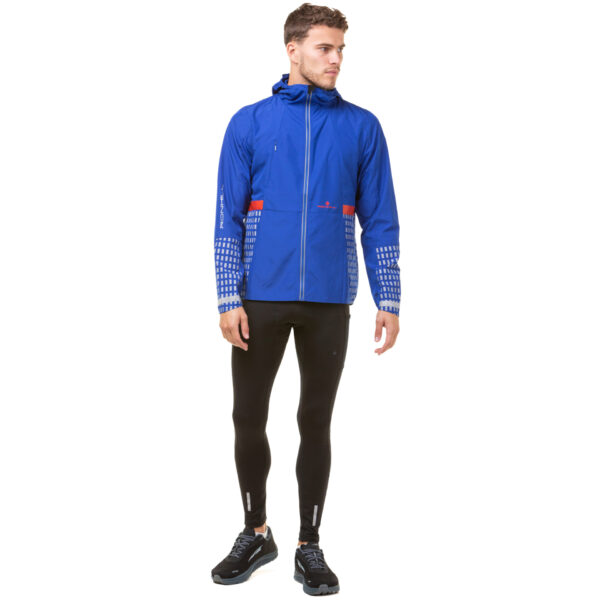 Ronhill Men's Tech Afterhours Jacket - Cobalt/Flame/Reflective - Image 3