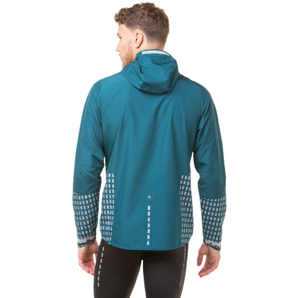 Ronhill Men's Tech Afterhours Jacket - Deep Lagoon/Copper/Reflective - Image 6
