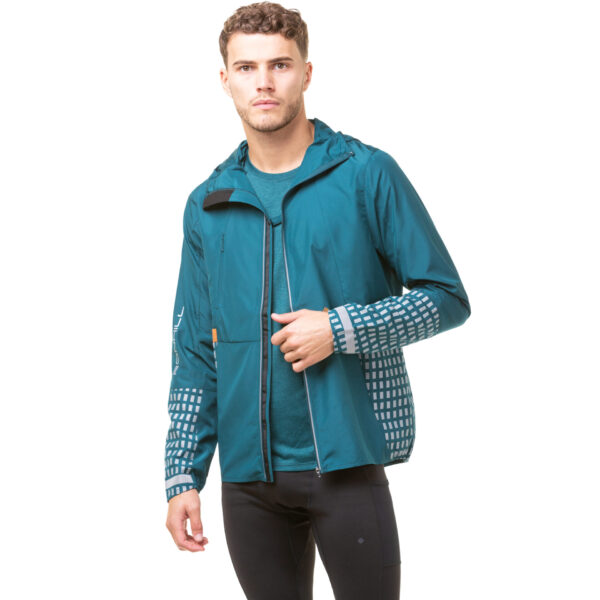Ronhill Men's Tech Afterhours Jacket - Deep Lagoon/Copper/Reflective - Image 5