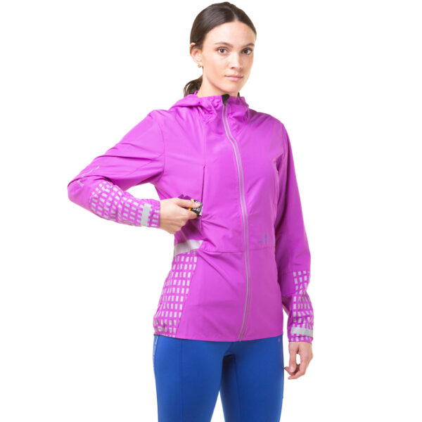 Ronhill Women's Tech Afterhours Jacket - Thistle/Cobalt/Reflective - Image 3