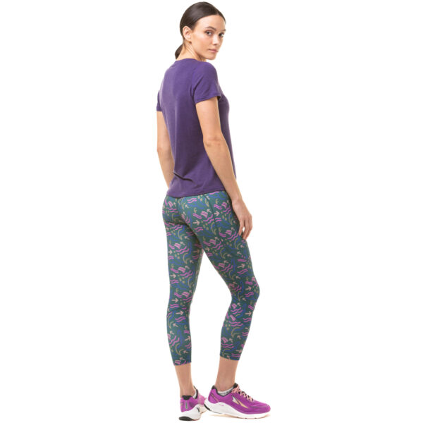Ronhill Women's Tech Crop Tight - Deep Lagoon Direction - Image 4