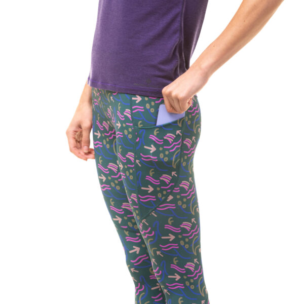 Ronhill Women's Tech Crop Tight - Deep Lagoon Direction - Image 8