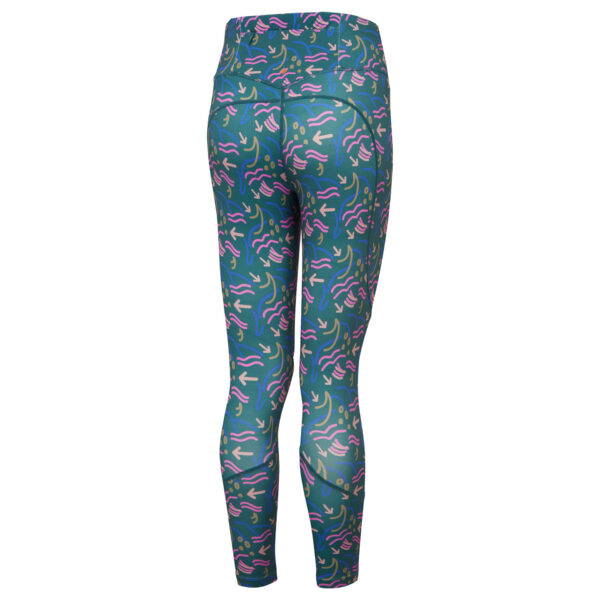 Ronhill Women's Tech Crop Tight - Deep Lagoon Direction - Image 2
