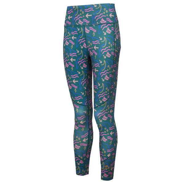 Ronhill Women's Tech Crop Tight - Deep Lagoon Direction