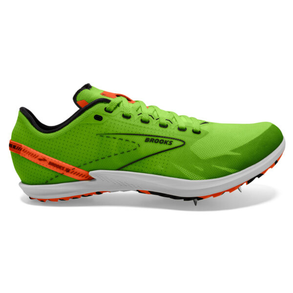 Brooks Draft XC - Green Gecko/Red Orange/White