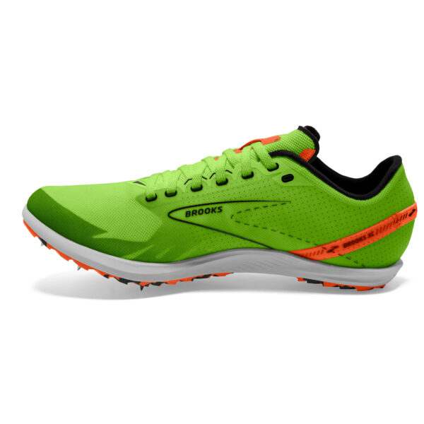 Brooks Draft XC - Green Gecko/Red Orange/White - Image 2