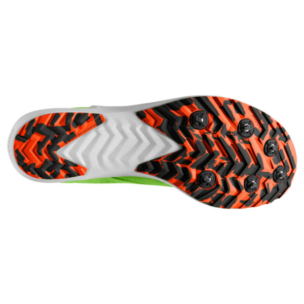 Brooks Draft XC - Green Gecko/Red Orange/White - Image 6