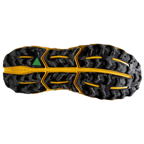 Brooks Men's Cascadia 17 - Lemon Chrome/Sedona Sage - Image 7