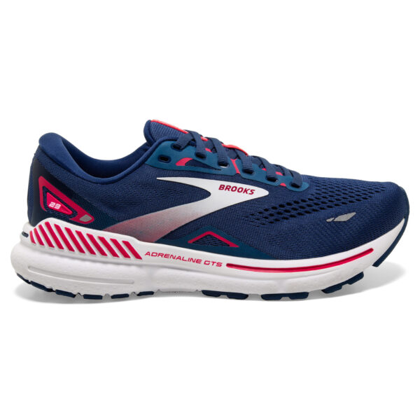 Brooks Women's Adrenaline GTS 23 - Blue/Raspberry/White
