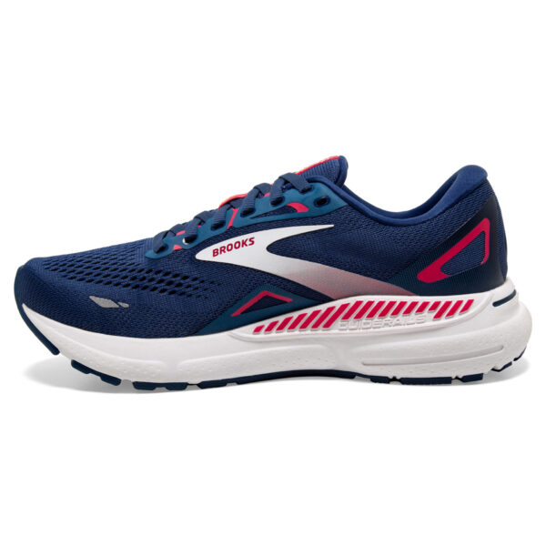 Brooks Women's Adrenaline GTS 23 - Blue/Raspberry/White - Image 2