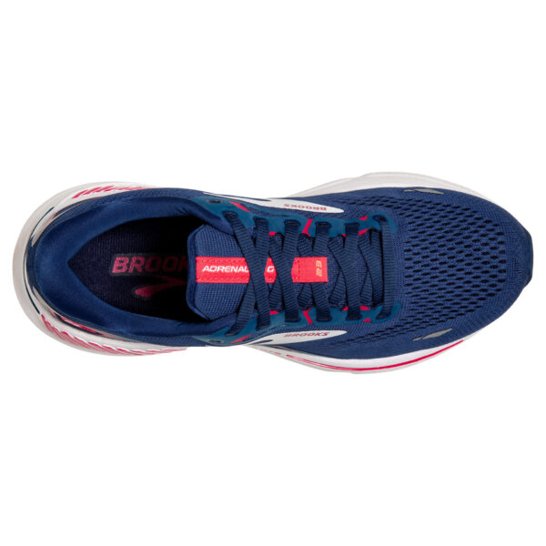 Brooks Women's Adrenaline GTS 23 - Blue/Raspberry/White - Image 6