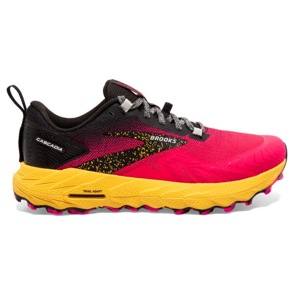 Brooks Women's Cascadia 17 - Diva Pink/Black/Lemon Chrome