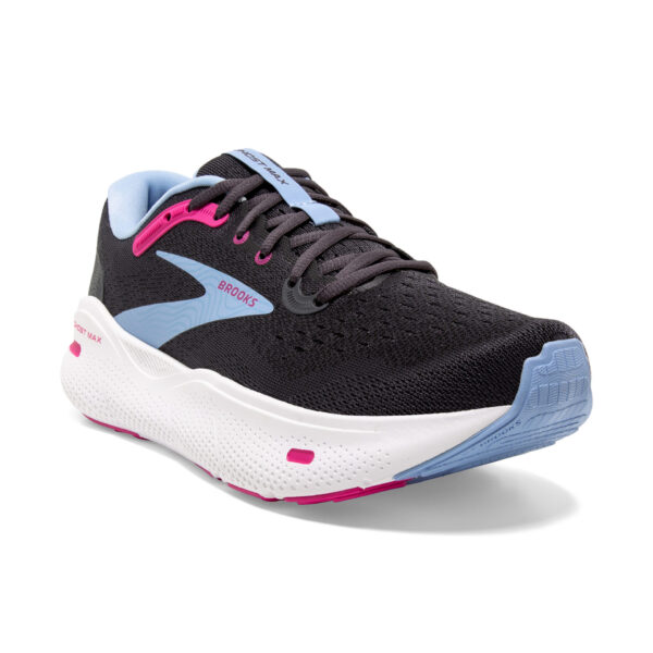 Brooks Women's Ghost Max - Ebony/Open Air/Lilac Rose - Image 3