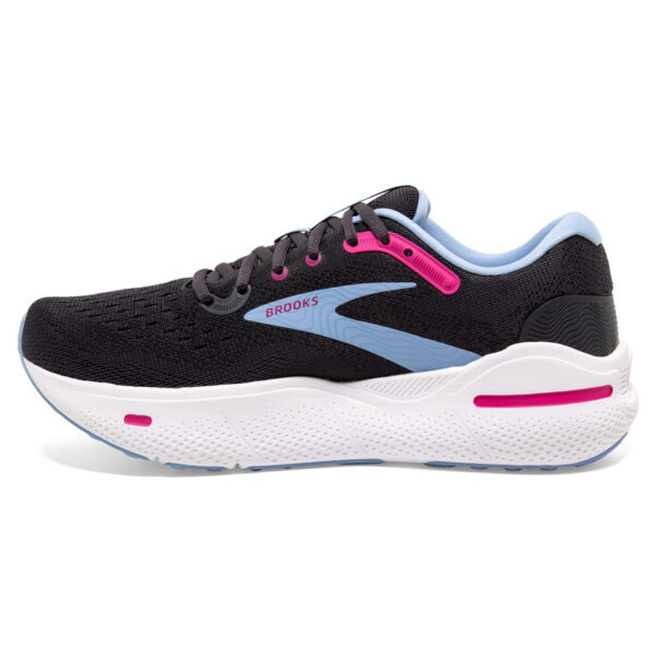 Brooks Women's Ghost Max - Ebony/Open Air/Lilac Rose - Image 2