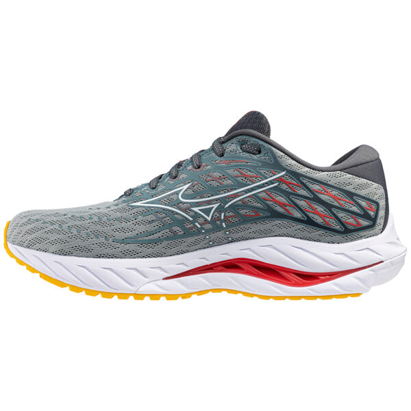 Mizuno Men's Wave Inspire 20 - Abyss/White/Citrus - Image 2