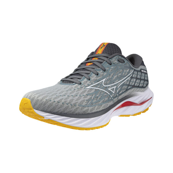 Mizuno Men's Wave Inspire 20 - Abyss/White/Citrus - Image 3