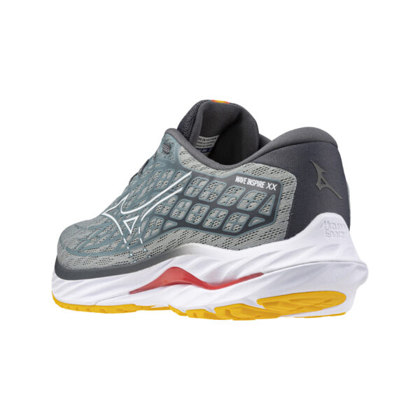 Mizuno Men's Wave Inspire 20 - Abyss/White/Citrus - Image 4