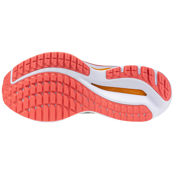Mizuno Women's Wave Inspire 20 - Gray Mist/White/Dubarry - Image 6