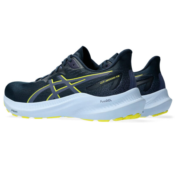 Asics Men's GT-2000 12 - French Blue/Bright Yellow - Image 4