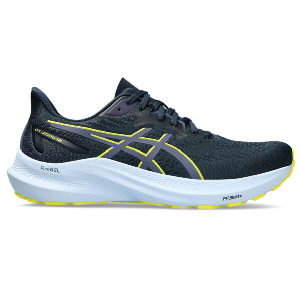 Asics Men's GT-2000 12 - French Blue/Bright Yellow