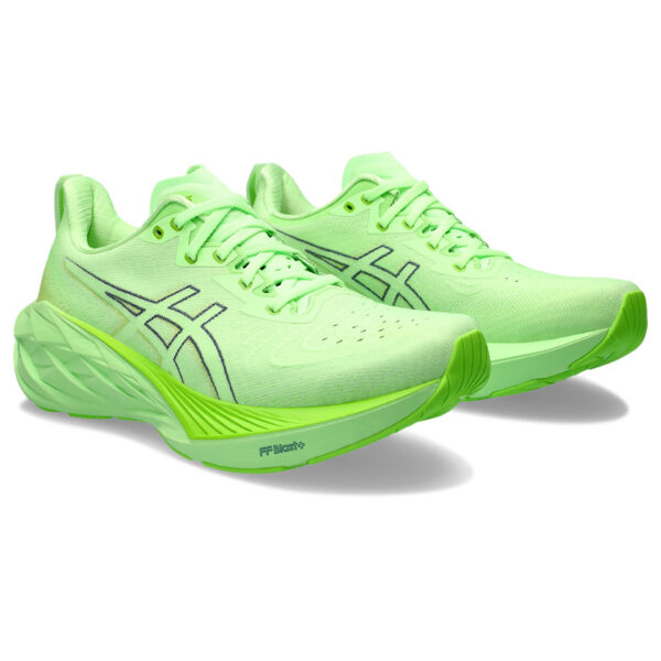 Asics Men's Novablast 4 - Illuminate Green/Lime Burst - Image 3
