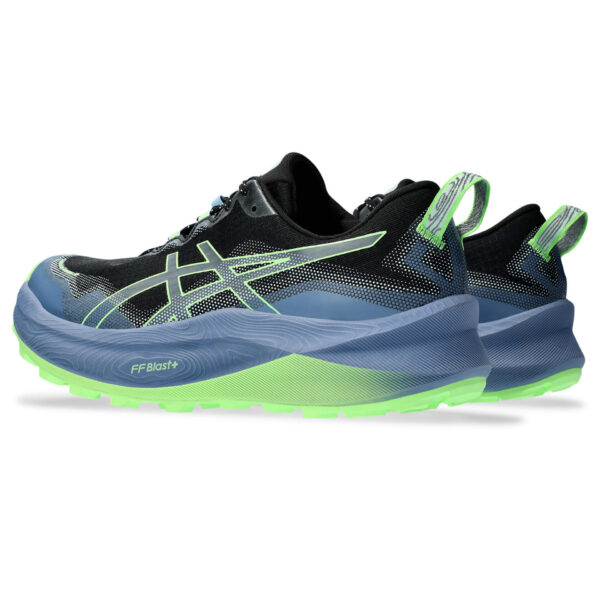 Asics Men's Trabuco Max 3 - Black/Illuminate Green - Image 4
