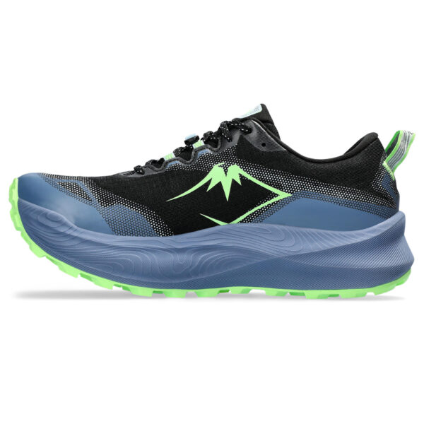 Asics Men's Trabuco Max 3 - Black/Illuminate Green - Image 2