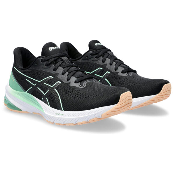Asics Women's GT-1000 12 - Black/Mint Tint - Image 3
