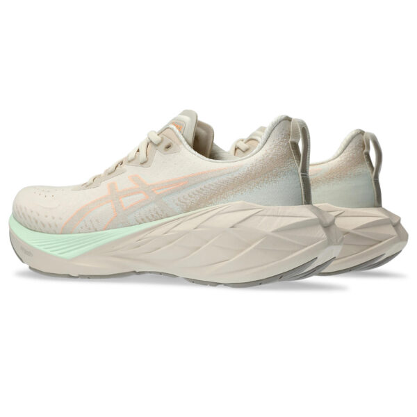 Asics Women's Novablast 4 - Oatmeal/Moonrock - Image 4