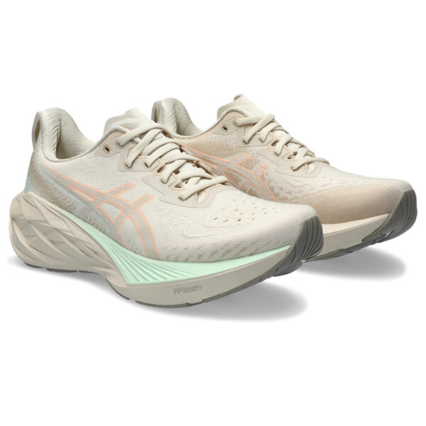 Asics Women's Novablast 4 - Oatmeal/Moonrock - Image 3