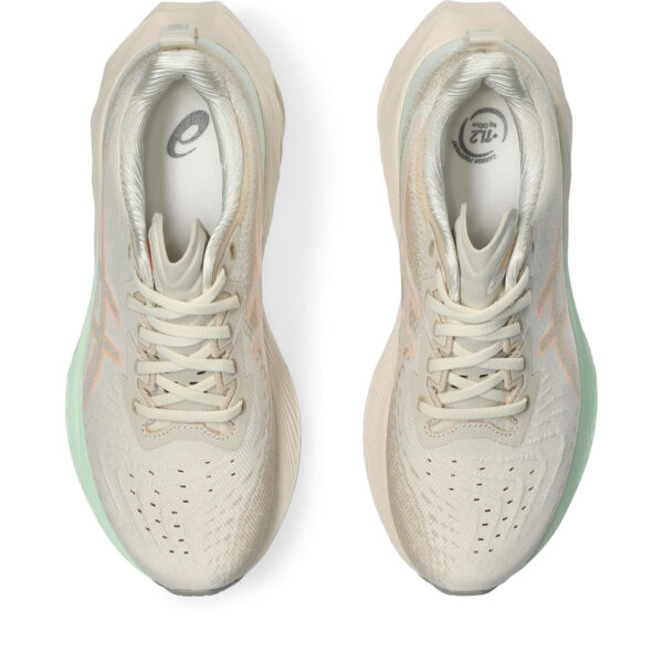 Asics Women's Novablast 4 - Oatmeal/Moonrock - Image 5