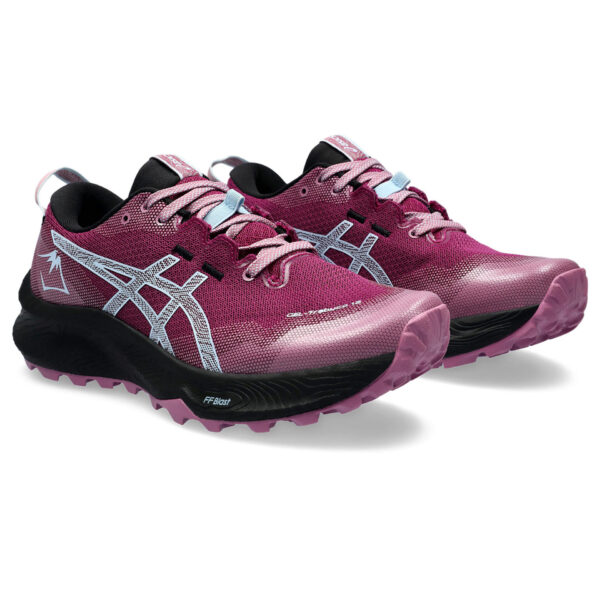Asics Women's GEL-Trabuco 12 - Blackberry/Light Blue - Image 3