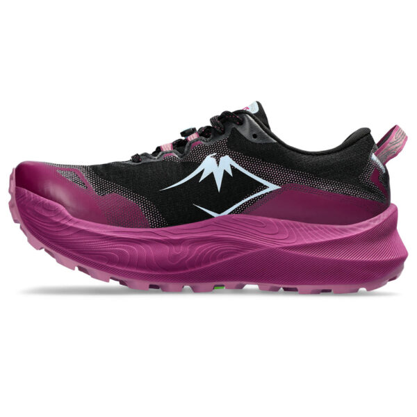 Asics Women's Trabuco Max 3 - Black/Light Blue - Image 2