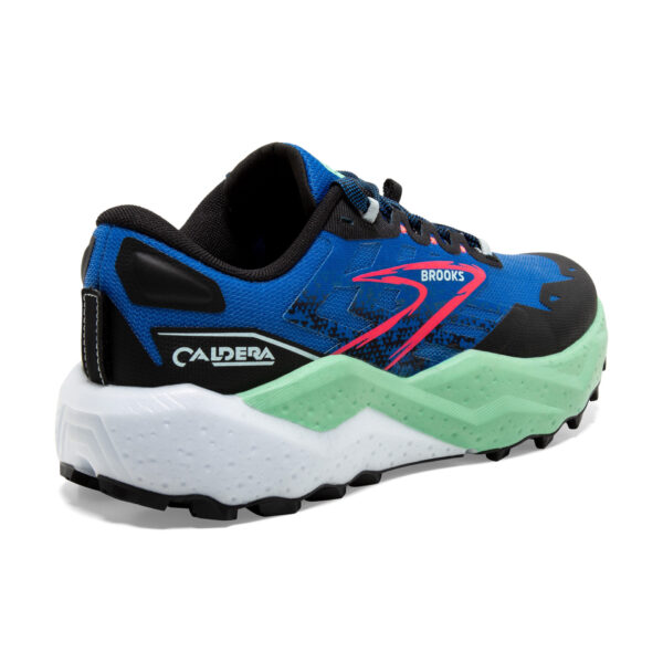 Brooks Men's Caldera 7 - Victoria Blue/Black/Spring Bud - Image 4