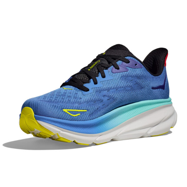Hoka Men's Clifton 9 - Virtual Blue/Cerise - Image 4