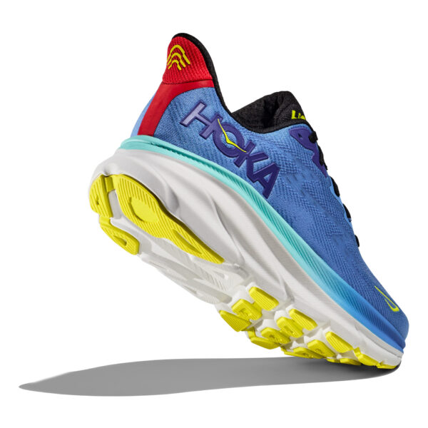 Hoka Men's Clifton 9 - Virtual Blue/Cerise - Image 5