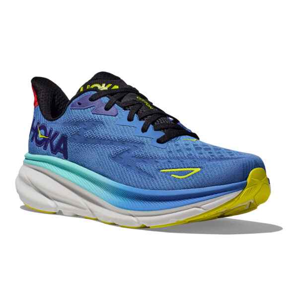 Hoka Men's Clifton 9 - Virtual Blue/Cerise - Image 3