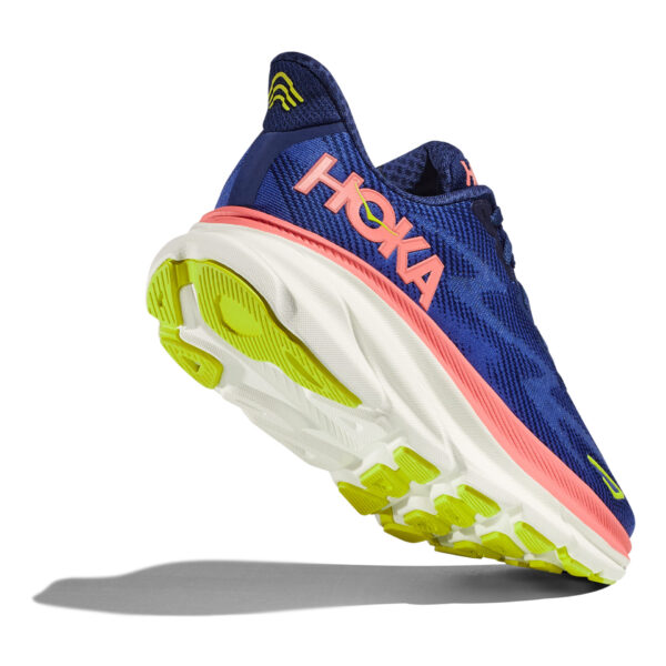 Hoka Women's Clifton 9 - Evening Sky/Coral - Image 5