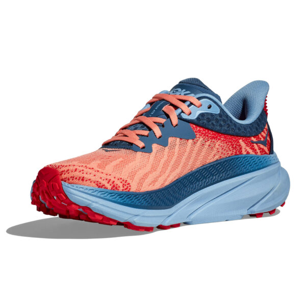 Hoka Women's Challenger ATR 7 - Papaya/Real Teal - Image 4