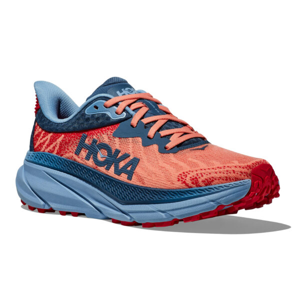 Hoka Women's Challenger ATR 7 - Papaya/Real Teal - Image 3