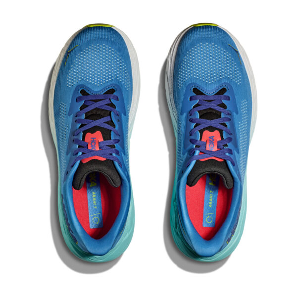 Hoka Men's Arahi 7 - Virtual Blue/Cerise - Image 6