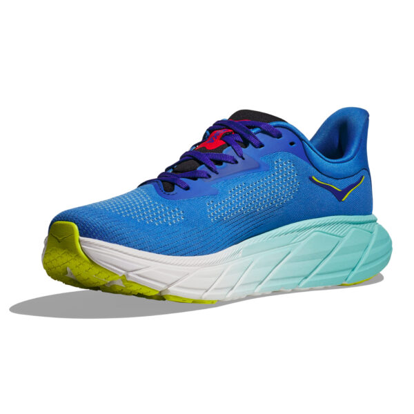 Hoka Men's Arahi 7 - Virtual Blue/Cerise - Image 4