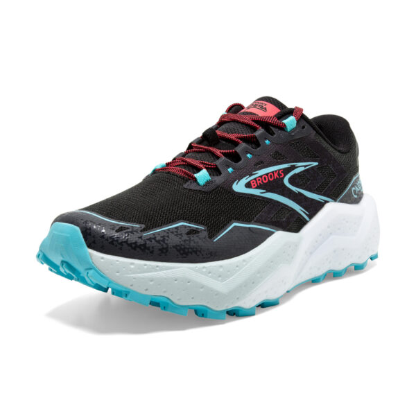 Brooks Women's Caldera 7 - Black/Ebony/Bluefish - Image 7