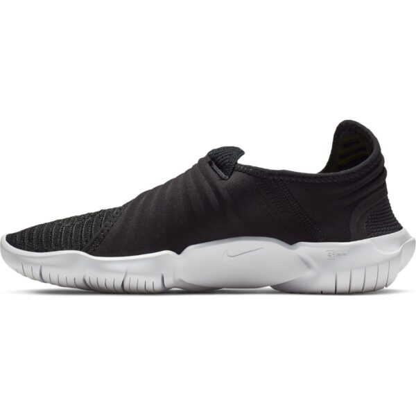 Nike Women's Free RN Flyknit 3.0 - Black/Volt/White - Image 2