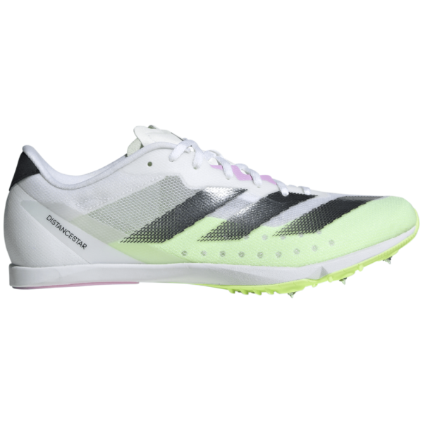 adidas DistanceStar - Cloud White/Core Black/Green Spark