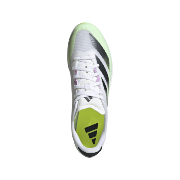 adidas DistanceStar - Cloud White/Core Black/Green Spark - Image 4