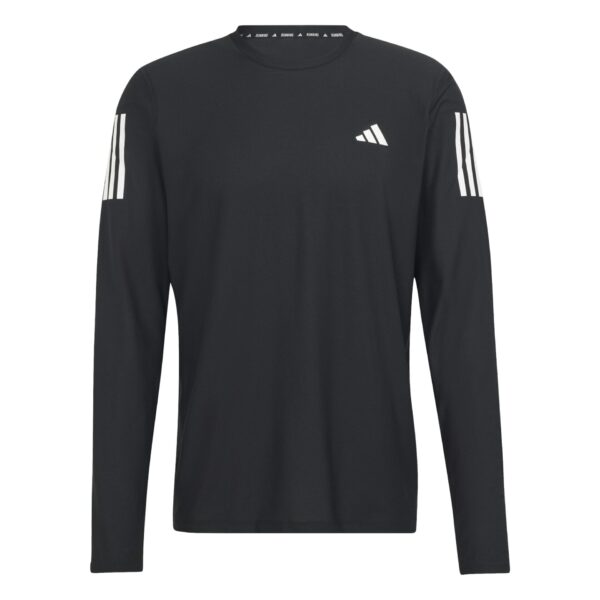 Adidas Men's Own The Run Long Sleeve Top - Black - Image 3