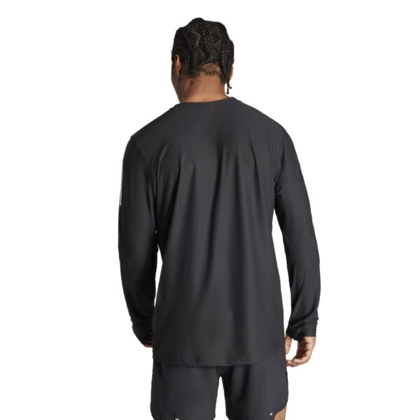 Adidas Men's Own The Run Long Sleeve Top - Black - Image 2