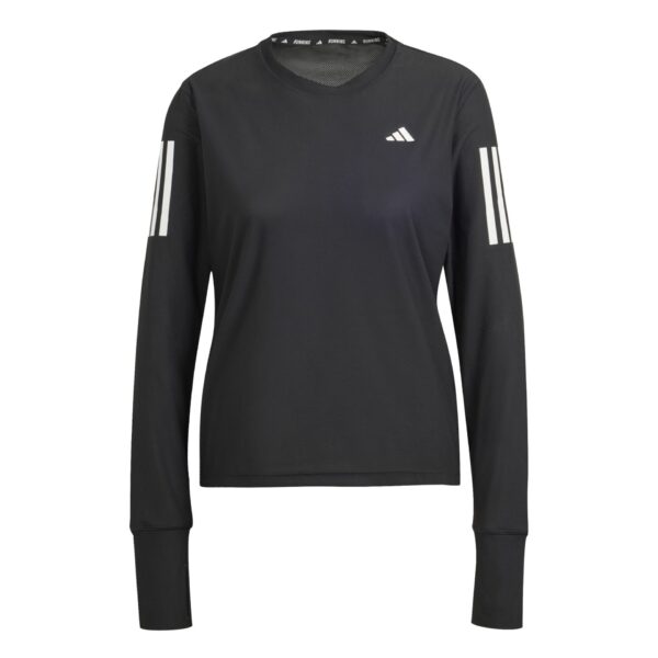Adidas Women's Own The Run Long Sleeve Top - Black - Image 3